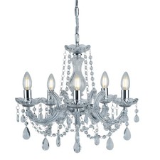 Lampadario a soffitto 5 luci