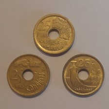 Lotto monete Spagna - 25