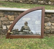 4 Finestre In Legno Di Rovere Usati