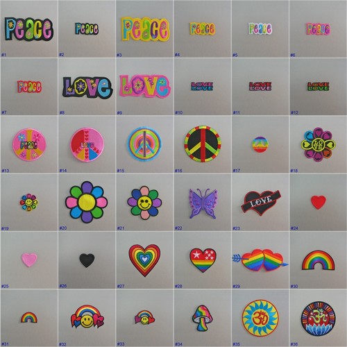 Peace love flower - love/, iron