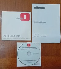 OLIVETTI, DVD MANUALE COMPUTER S 1500, GARANZIA E GUARD