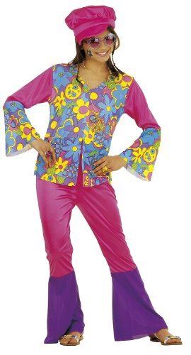 Costume hippie bambina 7 - costume,