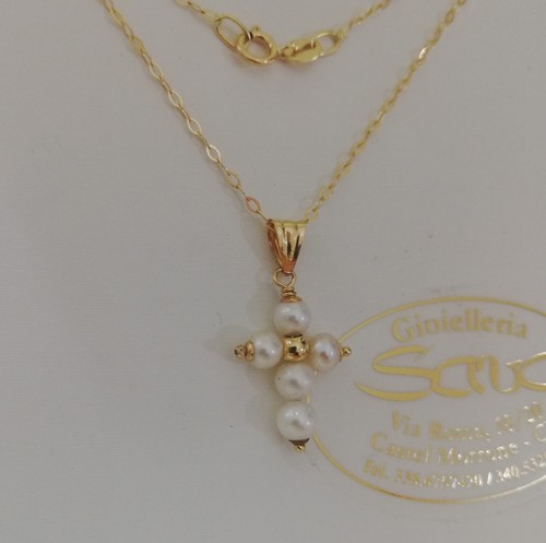 Collana girocollo e - cm,