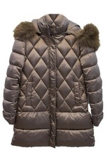 piumino donna invernale Linda's.Con Cappuccio E Pelliccia