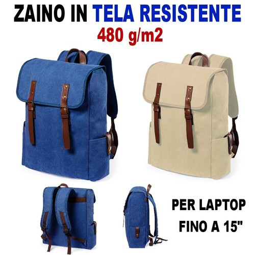 Zaino borsa tela - tela, resistente