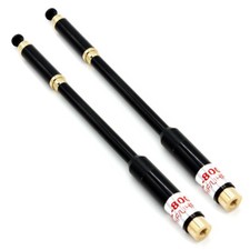 2X AL-800 SMA-Antenna estensibile doppia banda maschio per WOUXUN KG-UV6D KG-UV8D