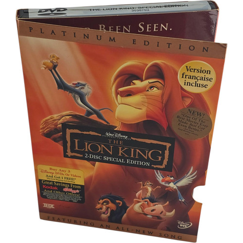 The leone king dvd disney - the,