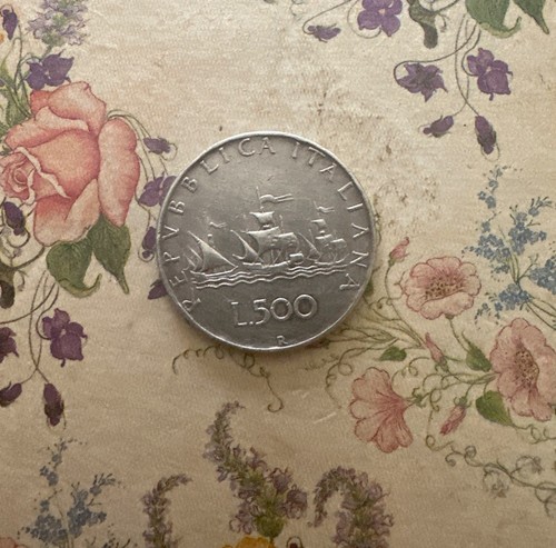 Moneta 500 lire caravelle - -,