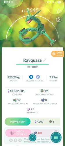 Rayquaza pokemon fortunato - rayquaza,