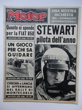 MOTOR 1966 nr 5  auto car vecchia rivista magazine pilota Jackie STEWART F1