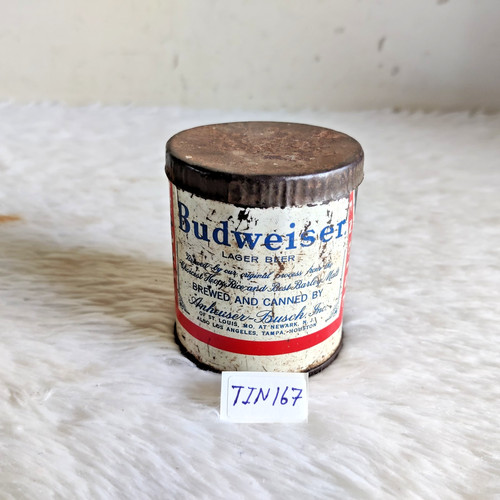 1960s vintage budweiser lager - vintage,