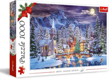 - Atmosfera Natalizia - Puzzle 1000 Pezzi - Puzzle Di Natale, Magia Del Natale, 