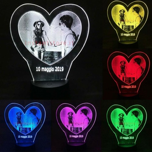 Lampada led personalizzata con
