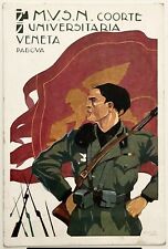 MVSN COORTE UNIVERSITARIA VENETA PADOVA CARTONELINA VIAGGIATA MILIZIA CC.NN. PNF