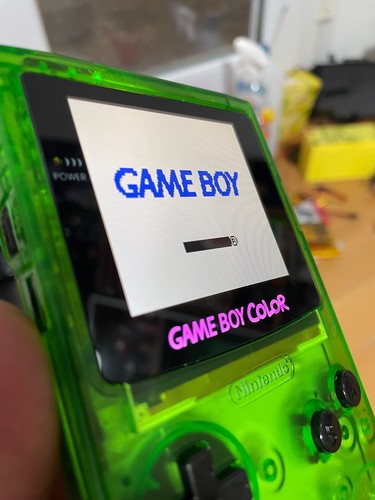 Nintendo game boy color - boy, verde