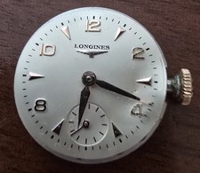 Movimento originale LONGINES 19,4 corsa Lancette e quadrante