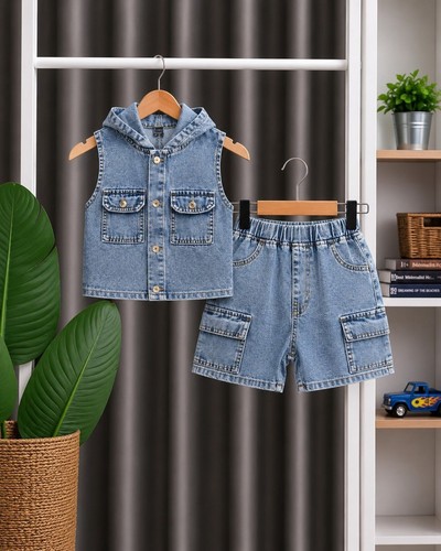 Set gilet pantaloncini - set,