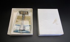 Rasoio GILLETTE SLIM REGOLABILE nichelato TTO 1963 MADE IN U.S.A. CONDIZIONI INUTILIZZATE