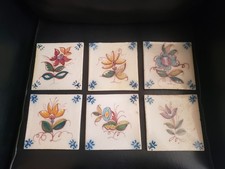 SET 6 PIASTRELLE VINTAGE SANT'