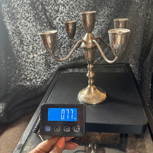 Candelabro argento sterling