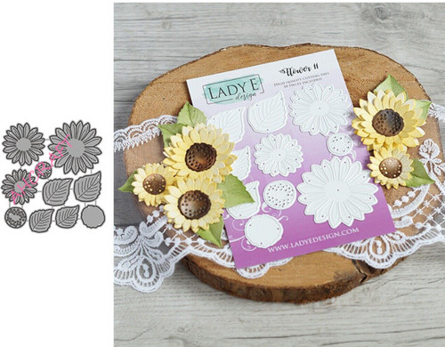 Set girasole metallo - , taglio