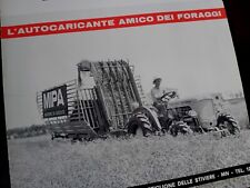 MIPA CARRI AGRICOLI AUTOCARICANTI ERBA FIENO MAIS Brochure originale dell'epoca 