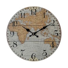 Orologio a Muro Mappamondo Mdf