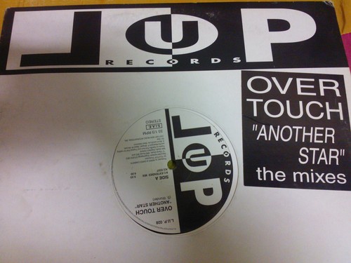 Disco vinile over touch - touch,
