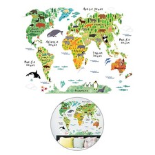  Adesivi Muro Cameretta Parete Rimovibili Murali Di Cartoni Animati