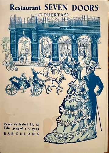 Menù ristorante sette porte - sette,