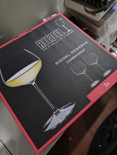 6 Bicchieri Calici Chardonnay RIEDEL Vino Bianco Lotto Nuovi