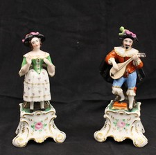 Coppia Statuine Ceramica