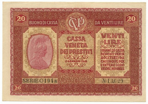 Lire cassa veneta dei - veneta,
