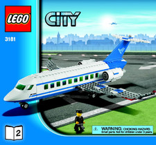 LEGO CITY 3181 Manuali Aereo