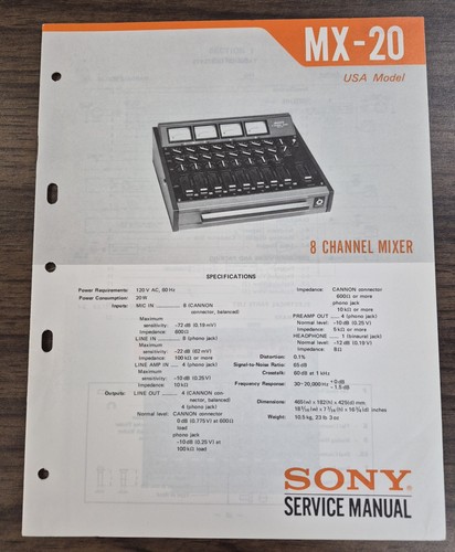 Sony mixer 8 canali - sony,