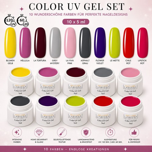 Color gel set colori da - gel, 10