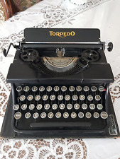 TORPEDO Typewriter Macchina Da Scrivere portatile+custodia 