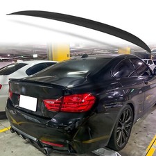 Spoiler Stivale Verniciato Nero Personalizzato OK Stile P per BMW Serie 4 F32 Coupè