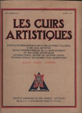 LES CUIRS ARTISTIQUES Anno I
