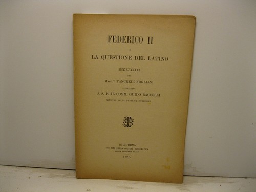 Fogliani tancredi federico ii - tancredi,,