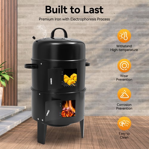 Bidone per barbecue piastra