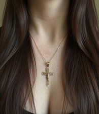 Pendente Croce Oro Giallo Oro