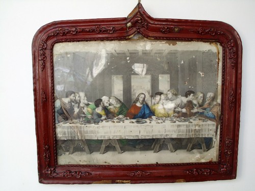 Antica stampa sacra ultima - ,