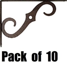 (10) Staffe mensola metallo