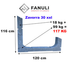 Zavorre XXL 30° Fanuli per