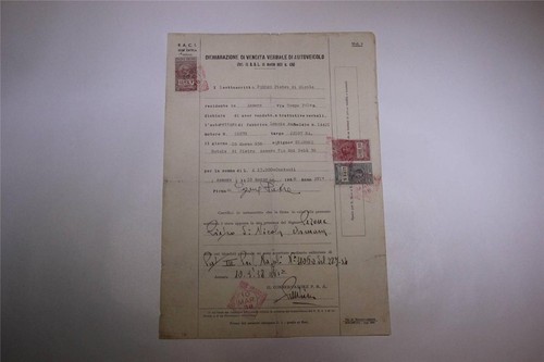 Dichiarazione vendita - dichiarazione,