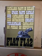 Trattore Fiat FL12 Del 1966 Catalogo Parti Di Ricambio Originale D'epoca 
