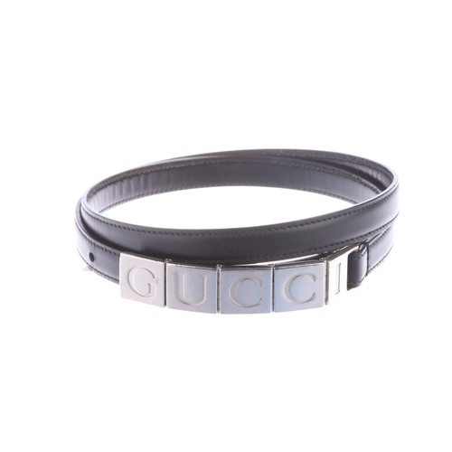 Cintura gucci nera buona - cintura,