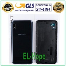 SCOCCA COPRI BATTERIA ORIGINALE SAMSUNG GALAXY A10 SM-A105 BACK CASE COVER NERO