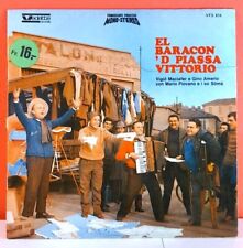 Disco Vinile El Baracon 'D Piassa Vittorio Canzoni Piemontesi Folk Italiana